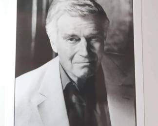 Autographed Photo Of Charlton Heston