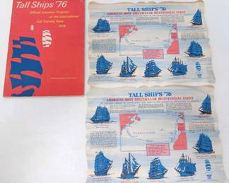 1976 Bicentennial Tall Ships International Race Memorabilia
