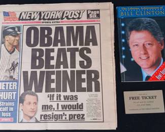 Parody Book on Clintons and Obama Ephemera Humor