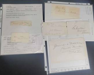 Antique Autographs 