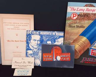 Assorted Vintage Ephemera