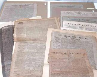 Antique Newspapers