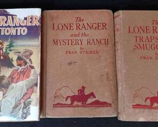 1st Edition 1938, 1940, 1941 Lone Ranger Books 