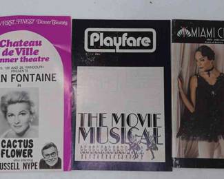 Vintage Theater Programs