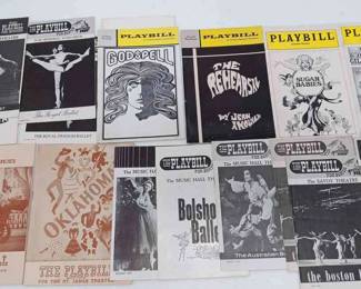 Vintage Boston Playbills
