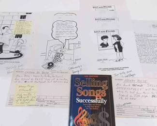 Henry Boye Autographs Songwriter, Cartoonist  Author