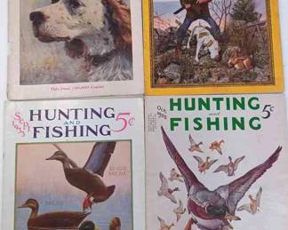 1930s Hunting and Fishing Magazines