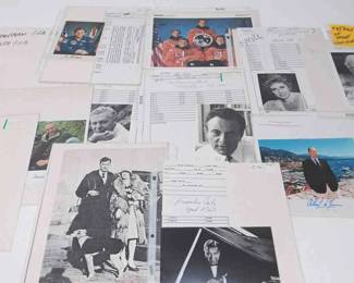 NASA, Royalty and Celebrity Photos And Autographs