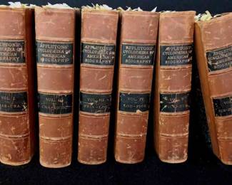 1888 And 1899 Appletons Cyclopedia Of American Biography Books