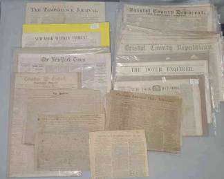 Newspapers of the 1700s and 1800s