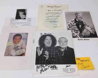 Music Celebrity Autographed Photos