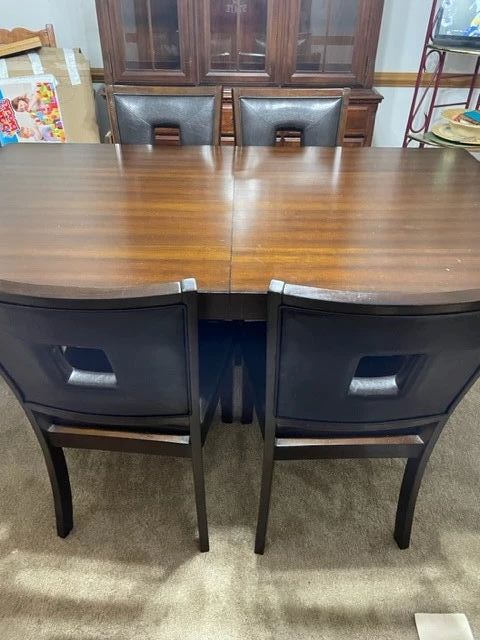 dining table and chair