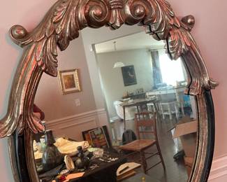 Gilded Brushed Edge Mirror