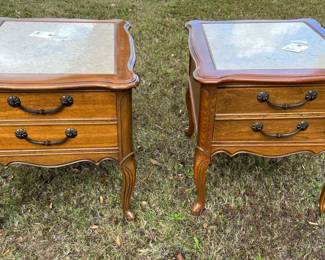 Vintage Provincial Style Nightstands