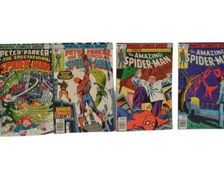34. Four 4 Marvel SpiderMan Comics  The Spectacular  The Amazing SpiderMan