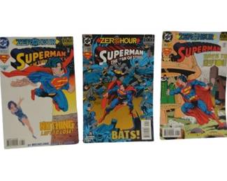 69. Three 3 DC Comics SUPERMAN Comic Books