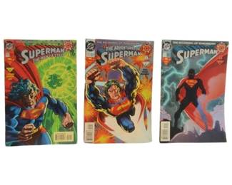 67. Three 3 DC Comics SUPERMAN Comic Books