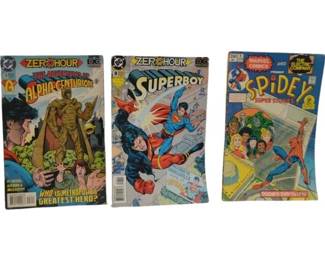 70. Three 3 Vintage DC Comics Various Characters