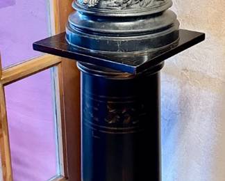 The bronze is sold. The pedestal is available for purchase.