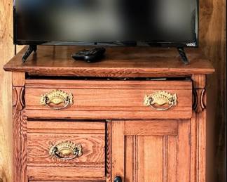 Wood TV Stand, Vizio TV
