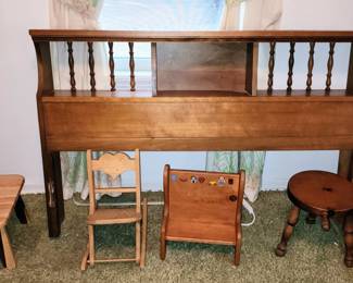 Wood Chairs, Stools, Bedroom Head Board