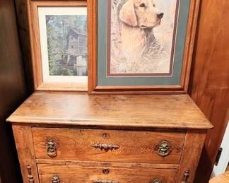 Vintage Wood Night Stand