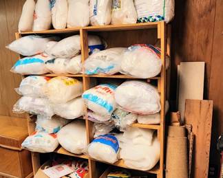 Sewing & Craft Items, SO MUCH Material & Poly Fil