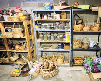 Craft Items, Baskets and Floral