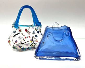 Blown Glass Handbag Set
