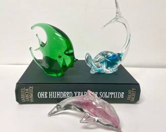 Art Glass Fish Including Murano