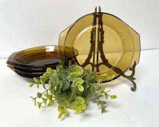 Set of Five Arcopal Miniature Casserole Dishes
