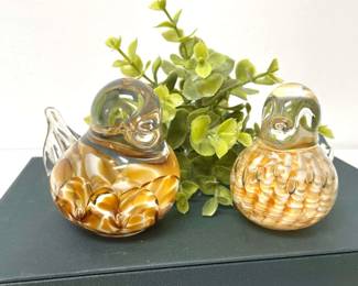 Joe Rice Bird Paperweights