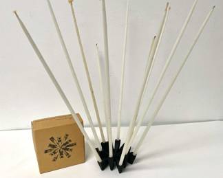 Vintage Cast Iron Danish Taper Candle Holder
