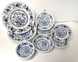 Enoch Wedgewood “Blue Heritage” Plates and Bowls
