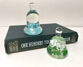 Joe Rice Blown Glass Paperweights
