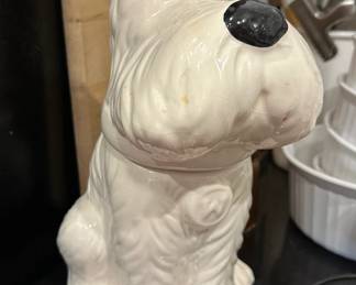 Westie cookie jar