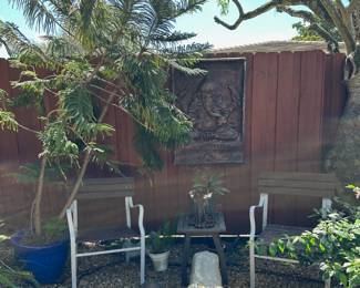 The pigs and wall decor are sold.