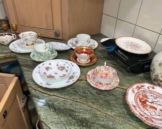 Tea cups and saucers $20ea