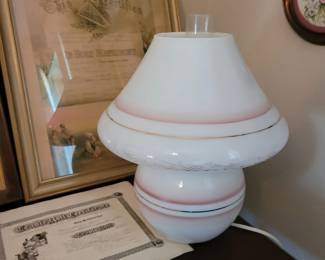 Murano Mushroom Lamp