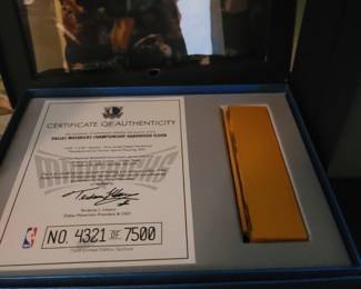 Actual, Certified piece of the winning floor