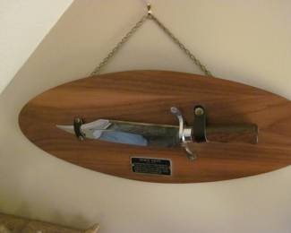 Mounted Bowie Knife 
