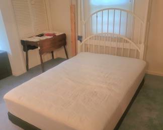 Full size White Headboard & Footboard 