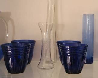 Cobalt Blue Vases and Glass Vases