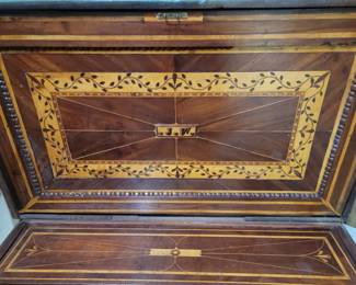 Interior of Antique Tool Box