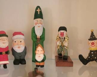 Painted Wood Carvings 