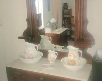 Antique Dresser  & Mirror