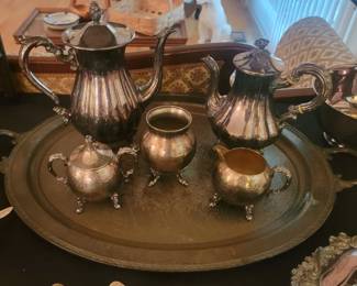 Silver Plate Tea Set