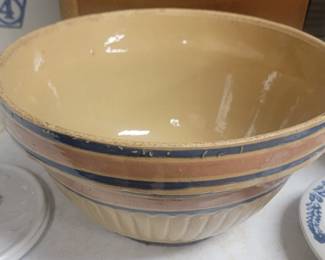 Yellow Ware Mixing Bowl