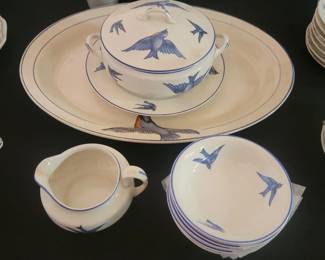 Vintage Knowles China Blue Bird