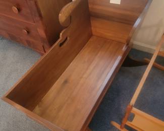 Hand Made Cradle Solid Wood